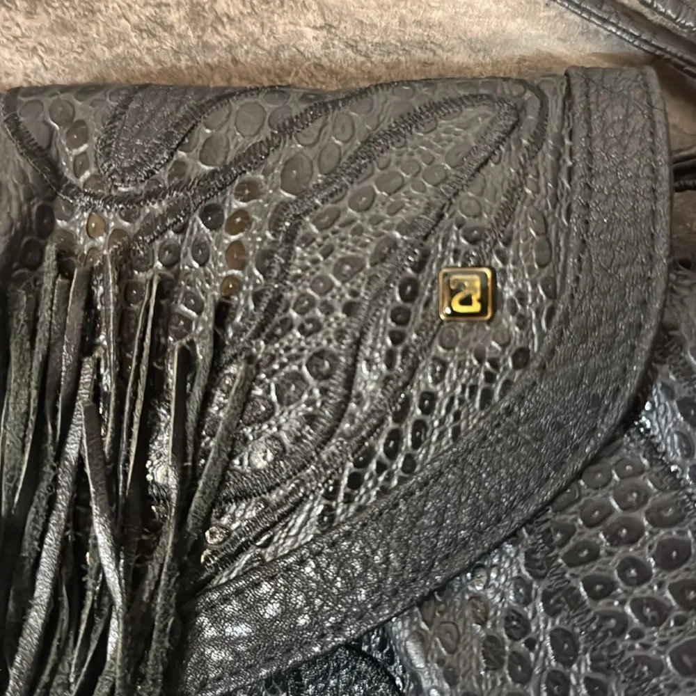 NAS Shoulder Bag. Crocodile print - Picture 10 of 10